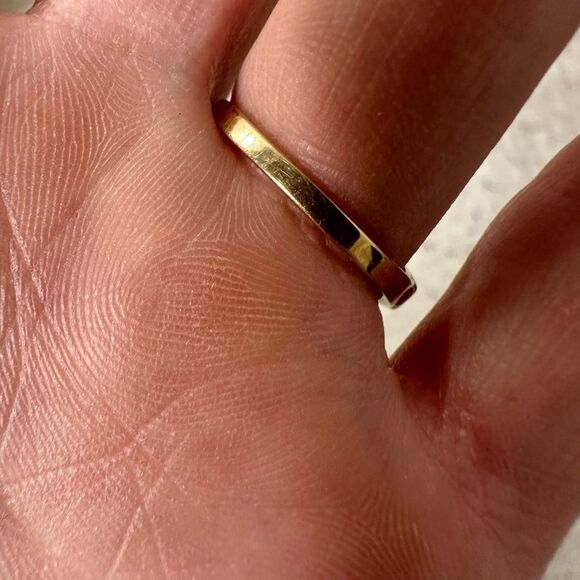 Vintage 1910-1920s 10k Mix Gold Citrine Ring - Picture 4 of 10